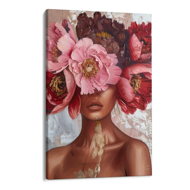 Quadro Stampa su Tela Riflessioni Floreali - CupidoDesign