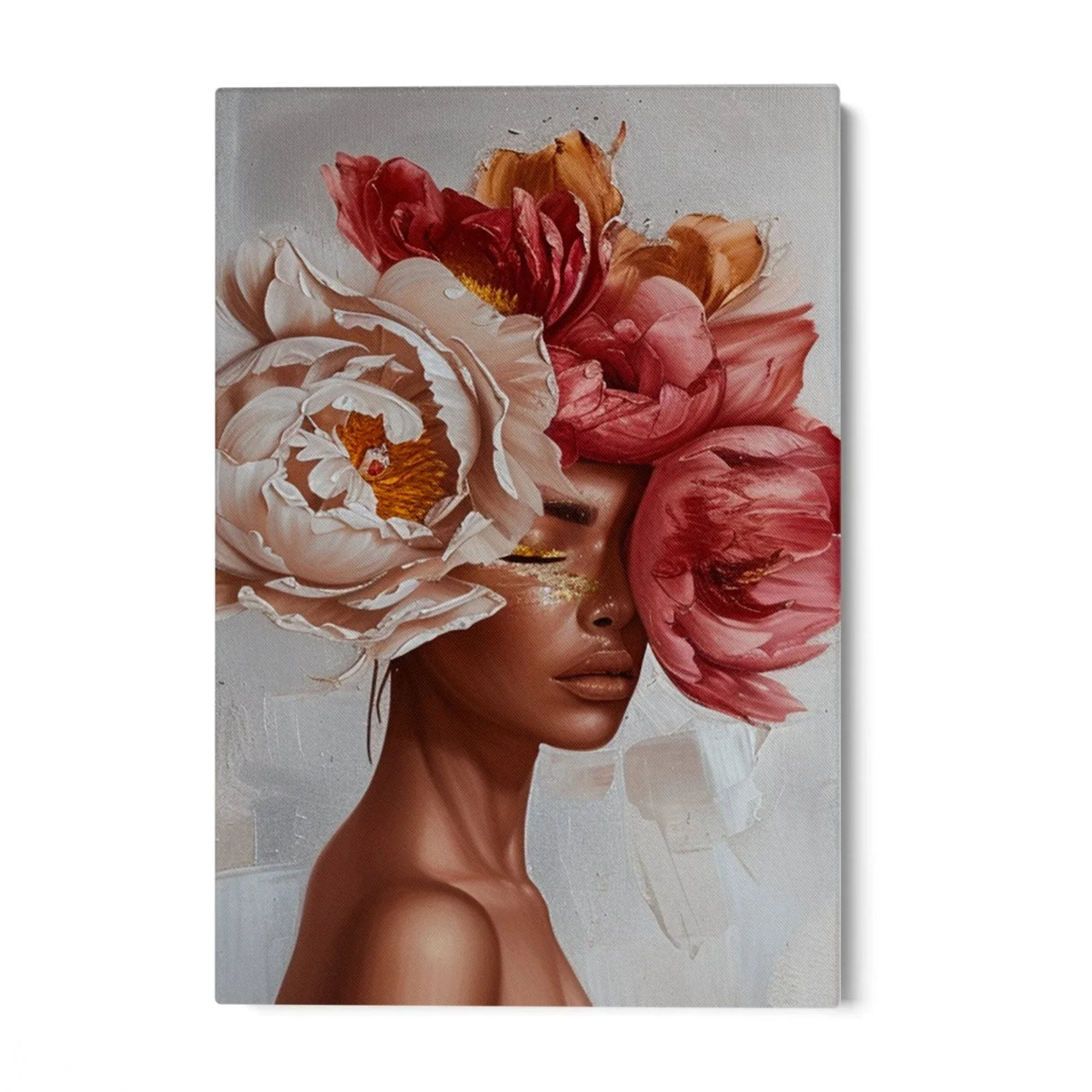 Quadro Stampa su Tela Riflessioni Floreali - CupidoDesign