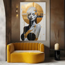 Quadro Stampa su Tela Riflessioni Silenziose - CupidoDesign