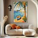 Quadro Stampa su Tela Riflessioni su Ibiza - CupidoDesign