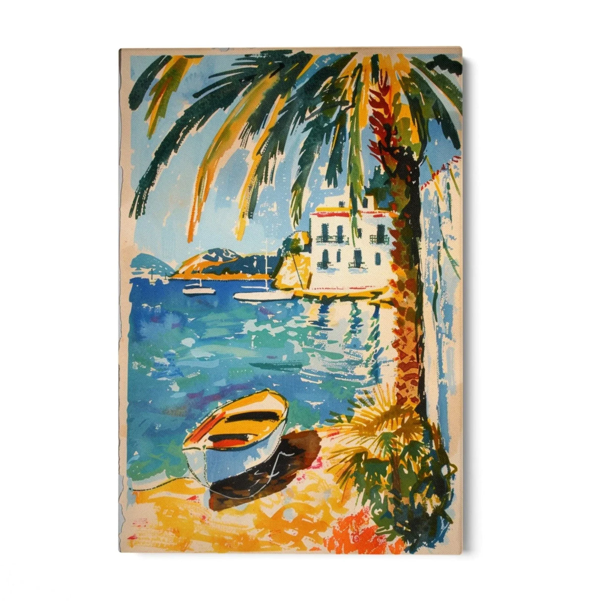 Quadro Stampa su Tela Riflessioni su Ibiza - CupidoDesign