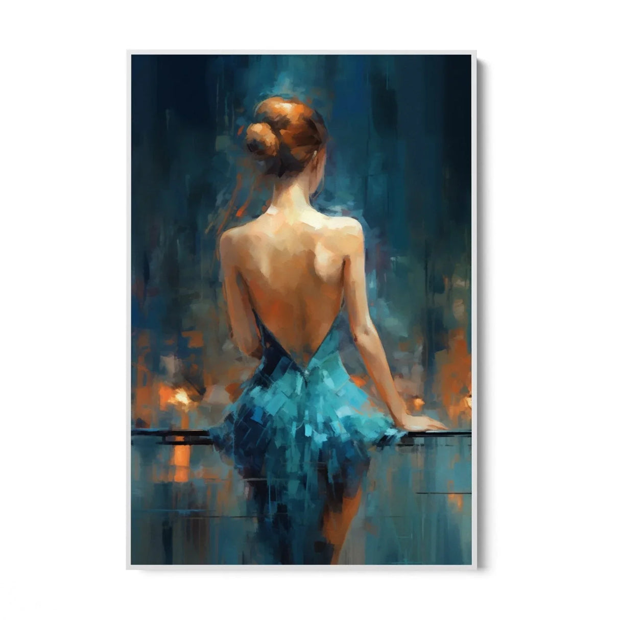 Quadro Stampa su Tela Riflesso di bellezza - CupidoDesign