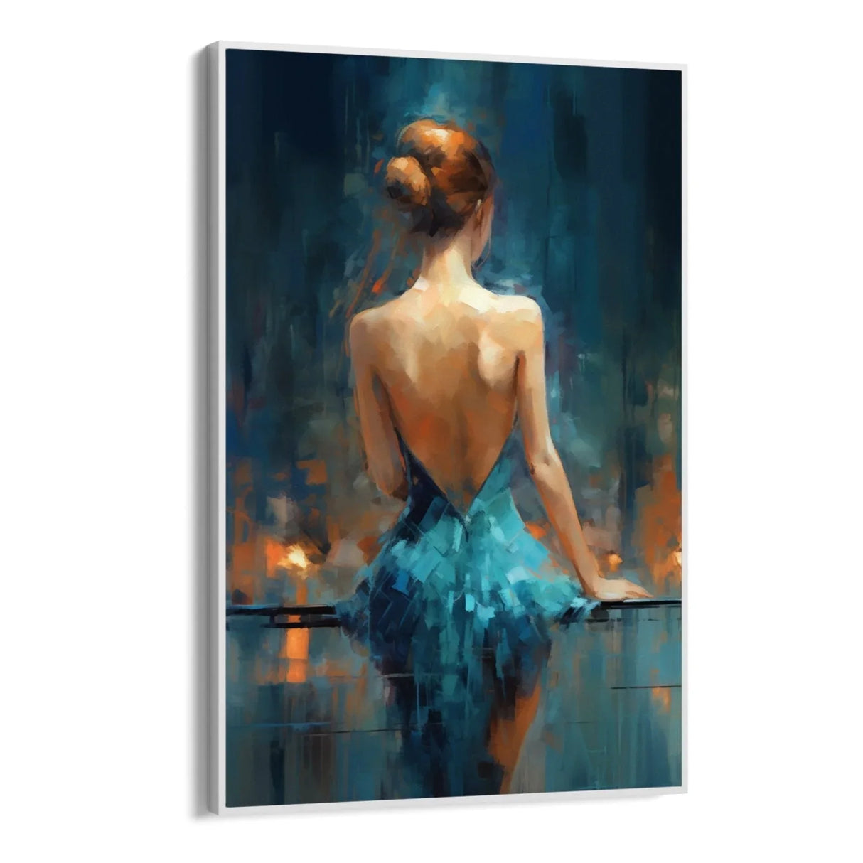 Quadro Stampa su Tela Riflesso di bellezza - CupidoDesign