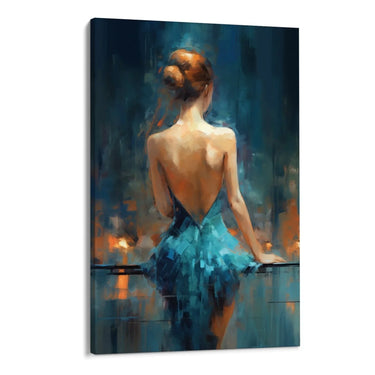 Quadro Stampa su Tela Riflesso di bellezza - CupidoDesign