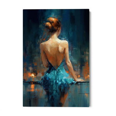 Quadro Stampa su Tela Riflesso di bellezza - CupidoDesign