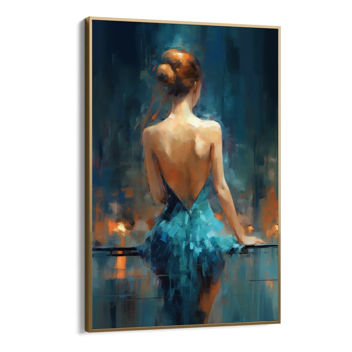 Quadro Stampa su Tela Riflesso di bellezza - CupidoDesign