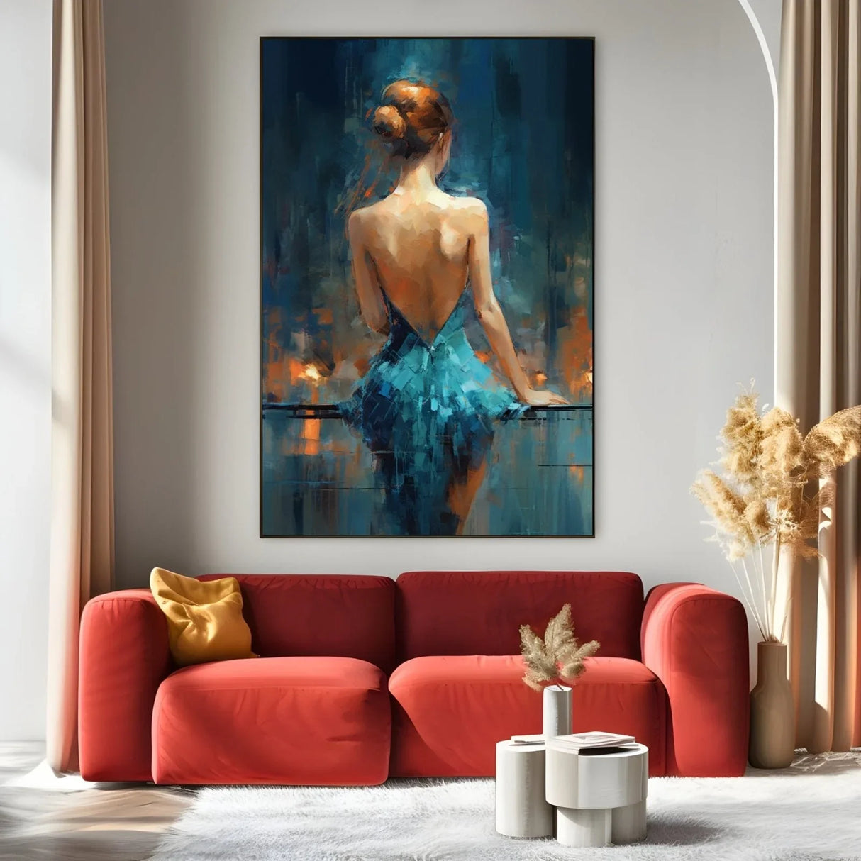 Quadro Stampa su Tela Riflesso di bellezza - CupidoDesign