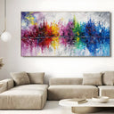Quadro Stampa su Tela Riflesso di Colore - CupidoDesign
