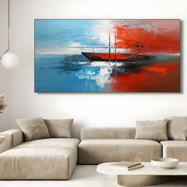 Quadro Stampa su Tela Riflesso di Vela - CupidoDesign