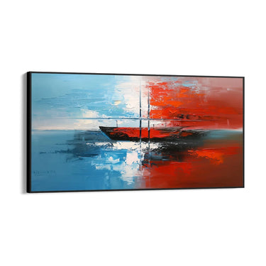 Quadro Stampa su Tela Riflesso di Vela - CupidoDesign