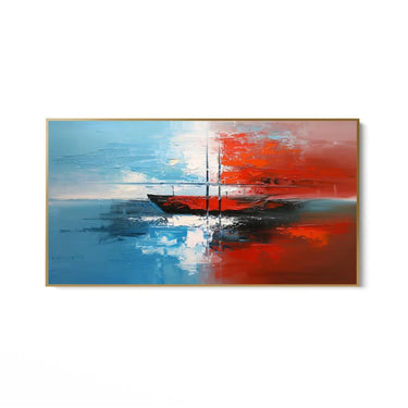 Quadro Stampa su Tela Riflesso di Vela - CupidoDesign