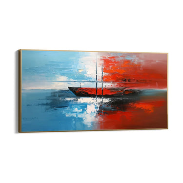 Quadro Stampa su Tela Riflesso di Vela - CupidoDesign