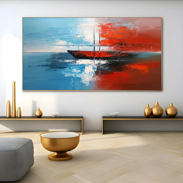 Quadro Stampa su Tela Riflesso di Vela - CupidoDesign