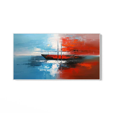 Quadro Stampa su Tela Riflesso di Vela - CupidoDesign