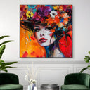 Quadro Stampa su Tela Riflesso Floreale - CupidoDesign
