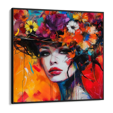 Quadro Stampa su Tela Riflesso Floreale - CupidoDesign
