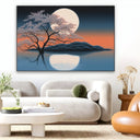 Quadro Stampa su Tela Riflesso Notturno - CupidoDesign