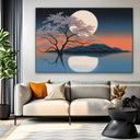 Quadro Stampa su Tela Riflesso Notturno - CupidoDesign