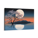 Quadro Stampa su Tela Riflesso Notturno - CupidoDesign