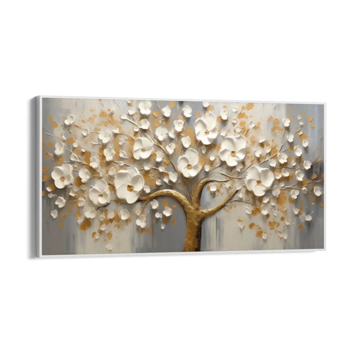 Quadro Stampa su Tela Rinascita del Bianco - CupidoDesign