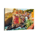 Quadro Stampa su Tela Riomaggiore, Cinque Terre - CupidoDesign