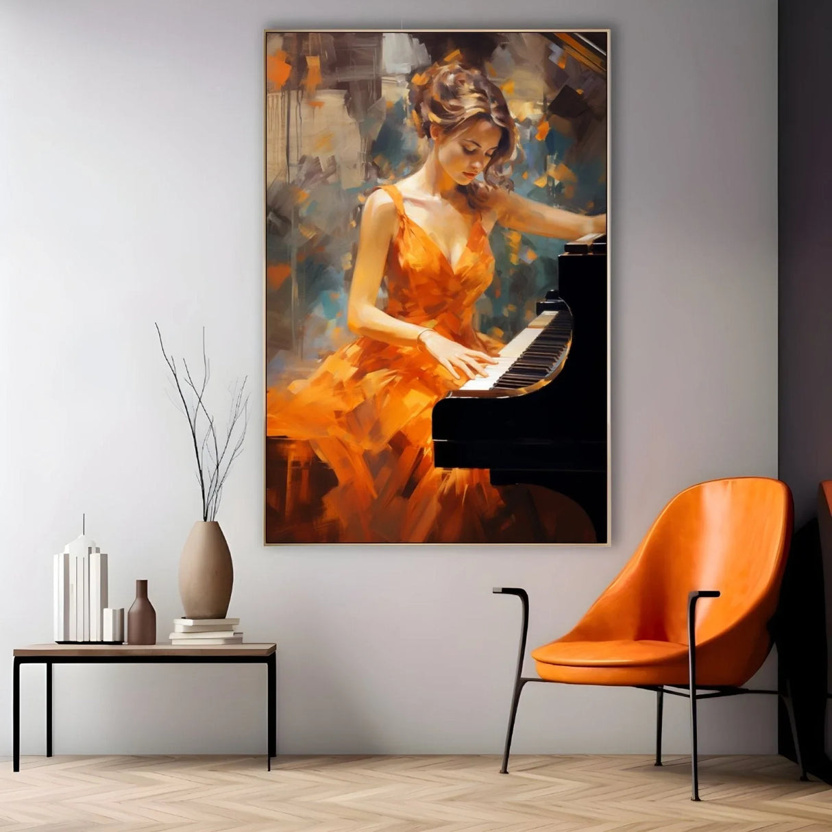 Quadro Stampa su Tela Risonanze Astratte - CupidoDesign