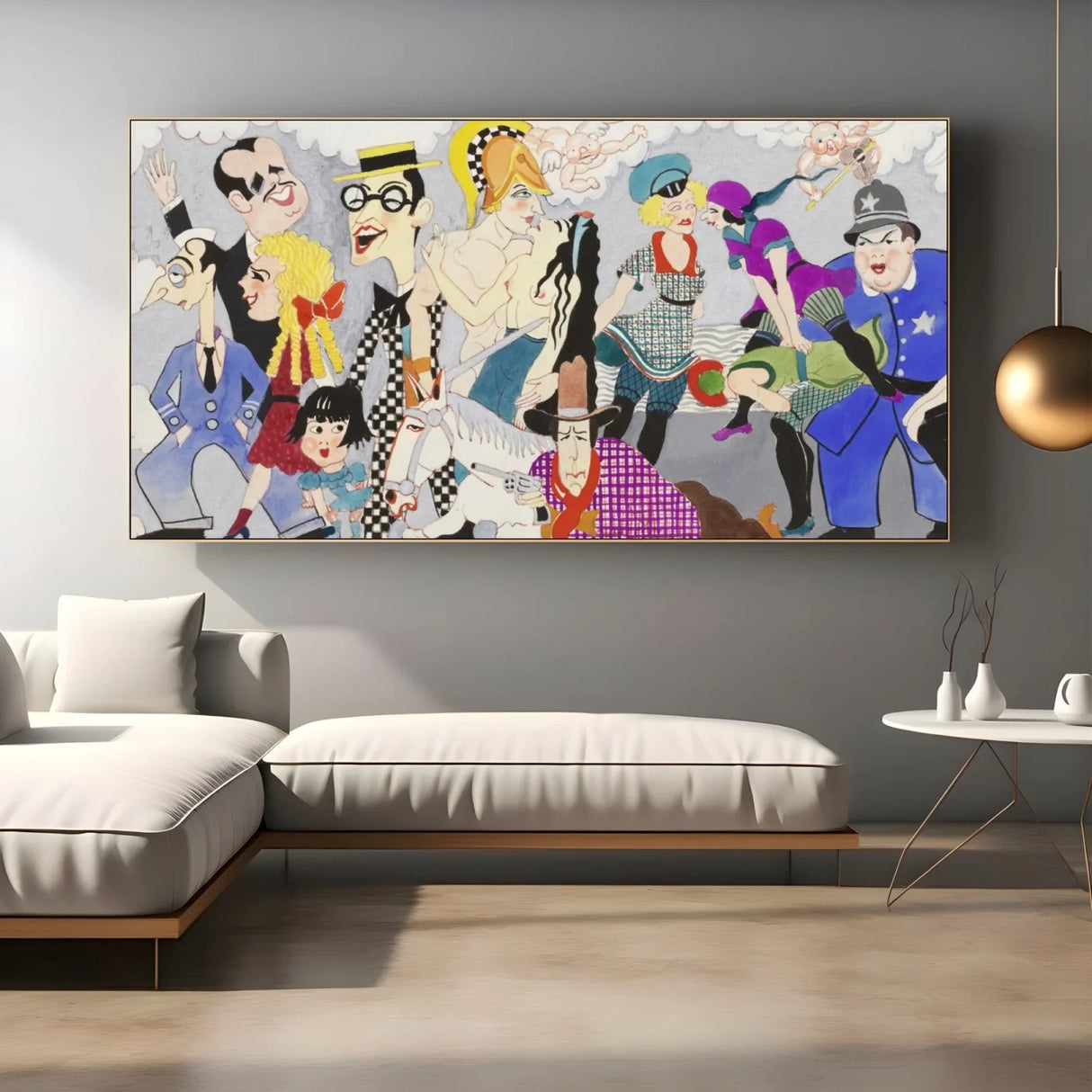 Quadro Stampa su Tela Ristorante Wilshire Bowl, John Decker - CupidoDesign