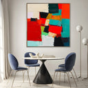 Quadro Stampa su Tela Ritmi di Colore - CupidoDesign