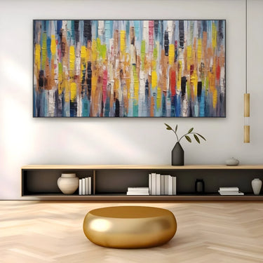 Quadro Stampa su Tela Ritmica Espressione - CupidoDesign