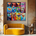 Quadro Stampa su Tela Ritmo dell'Ebrietà - CupidoDesign