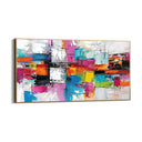 Quadro Stampa su Tela Ritmo Rubino - CupidoDesign