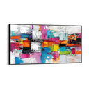 Quadro Stampa su Tela Ritmo Rubino - CupidoDesign