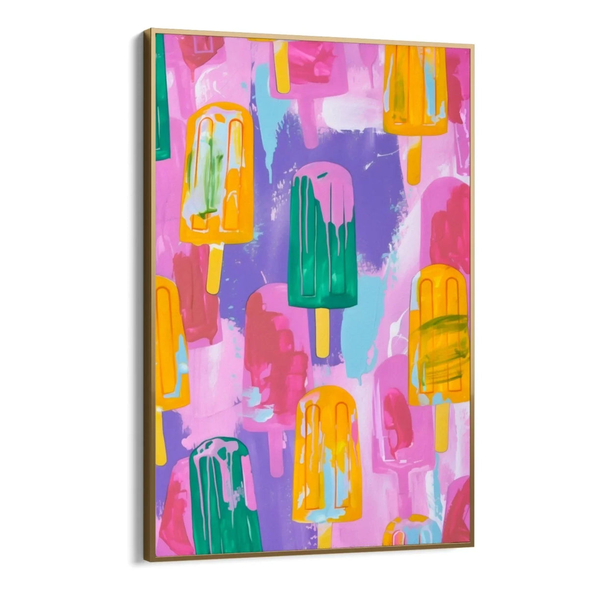 Quadro Stampa su Tela Ritmo Vibrante - CupidoDesign