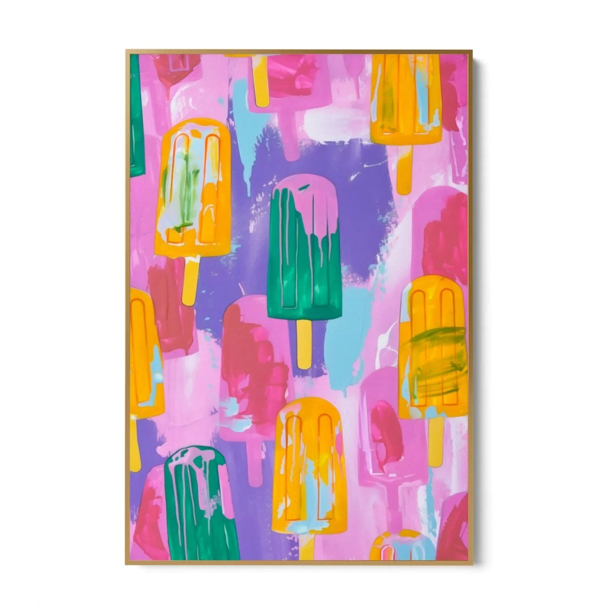 Quadro Stampa su Tela Ritmo Vibrante - CupidoDesign