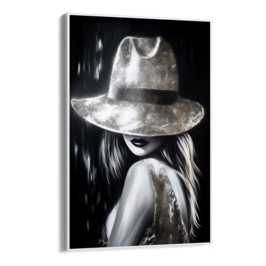 Quadro Stampa su Tela Ritratto d'Argento - CupidoDesign