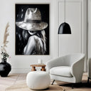 Quadro Stampa su Tela Ritratto d'Argento - CupidoDesign