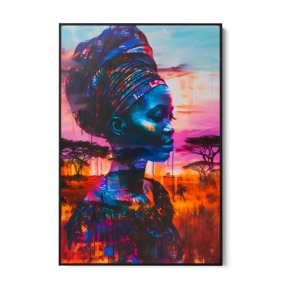Quadro Stampa su Tela Ritratto di Grazia - CupidoDesign