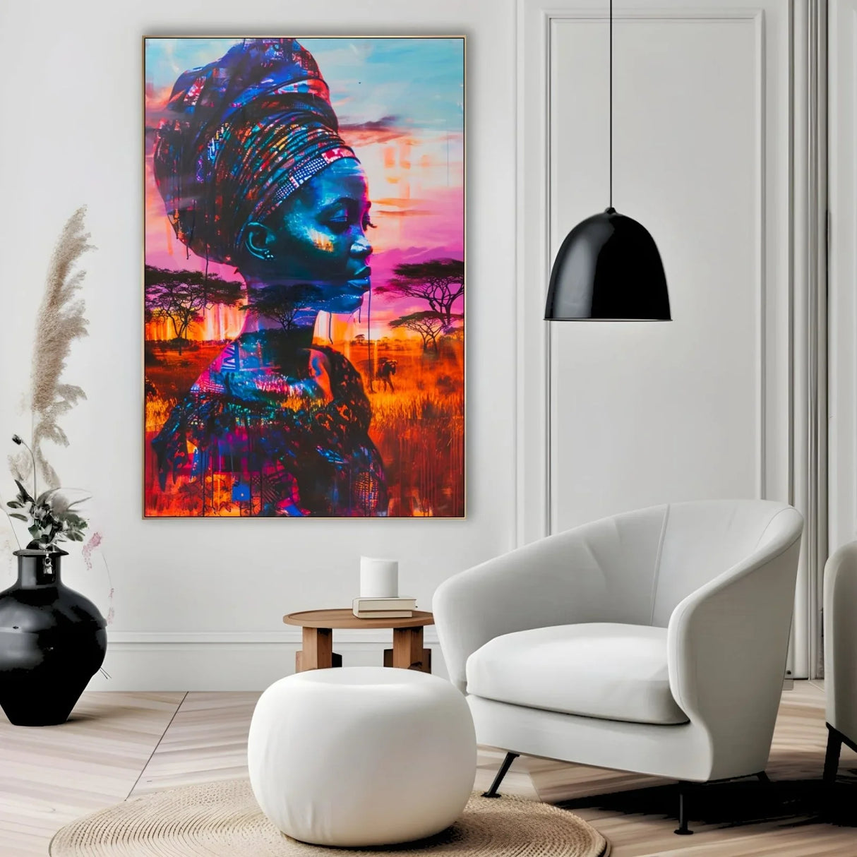 Quadro Stampa su Tela Ritratto di Grazia - CupidoDesign