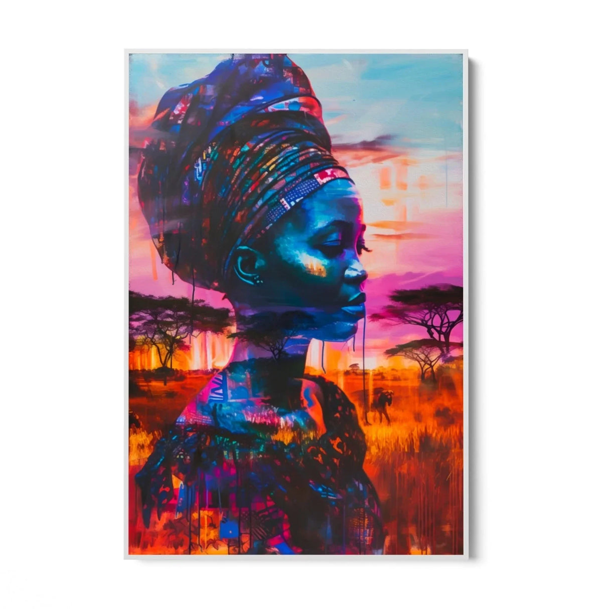 Quadro Stampa su Tela Ritratto di Grazia - CupidoDesign