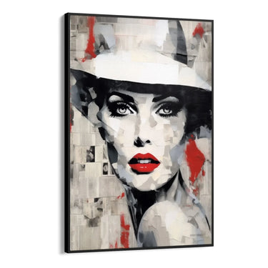 Quadro Stampa su Tela Ritratto d'inchiostro - CupidoDesign