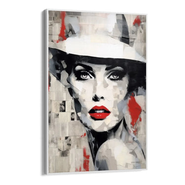 Quadro Stampa su Tela Ritratto d'inchiostro - CupidoDesign