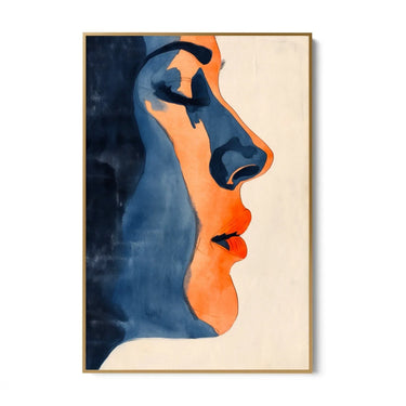Quadro Stampa su Tela Ritratto in Penombra - CupidoDesign