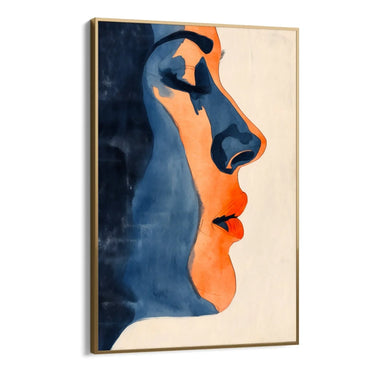 Quadro Stampa su Tela Ritratto in Penombra - CupidoDesign