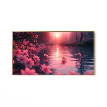 Quadro Stampa su Tela Rosa al tramonto - CupidoDesign