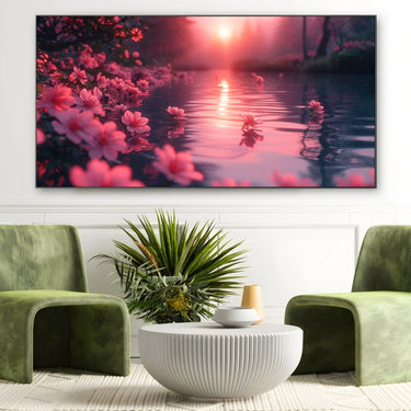 Quadro Stampa su Tela Rosa al tramonto - CupidoDesign
