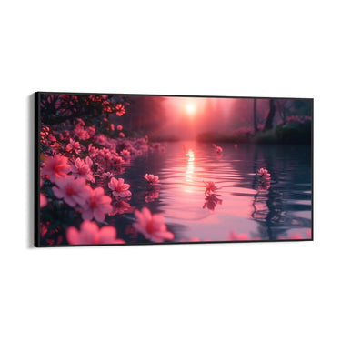 Quadro Stampa su Tela Rosa al tramonto - CupidoDesign