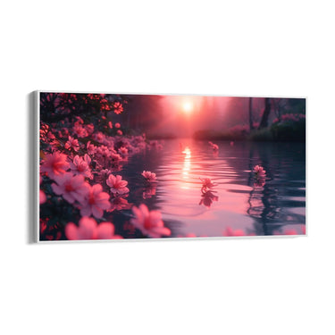 Quadro Stampa su Tela Rosa al tramonto - CupidoDesign
