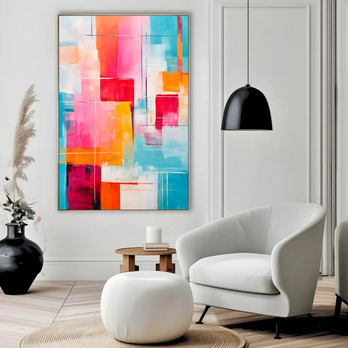 Quadro Stampa su Tela Rosa Delicato - CupidoDesign