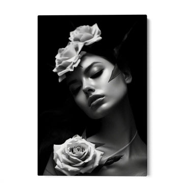 Quadro Stampa su Tela Rosa di Bellezza - CupidoDesign