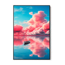 Quadro Stampa su Tela Rosa sull'orizzonte - CupidoDesign